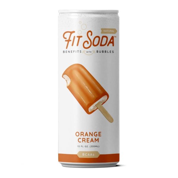 FIT SODA: Orange Cream Soda, 12 fo