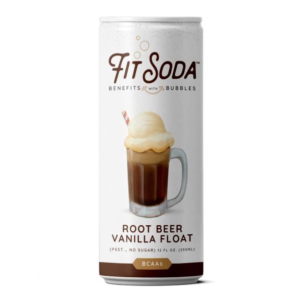 FIT SODA: Root Beer Vanilla Float Soda, 12 fo