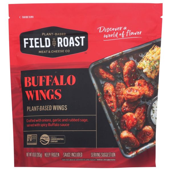 FIELD ROAST: Plant Based Buffalo Wings, 10 oz