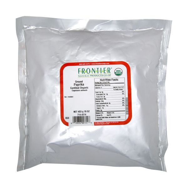 Frontier Natural Products Organic Paprika Ground, 16 Oz