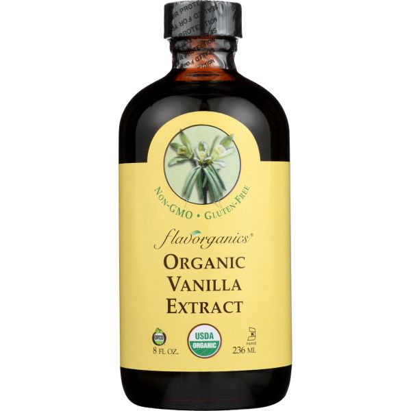 FLAVORGANICS: Organic Vanilla Extract, 8 oz