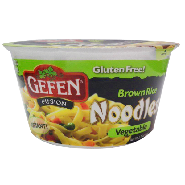 GEFEN: Vegetable Brown Rice Noodle Bowl, 2.25 oz