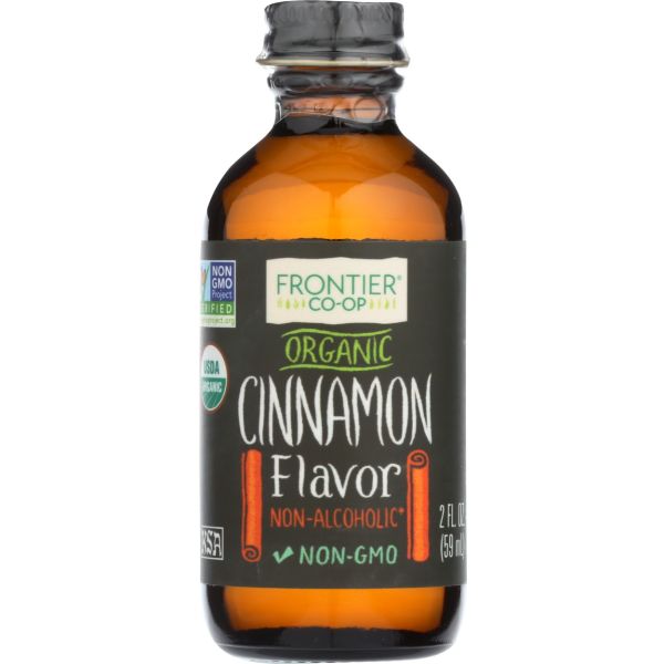 FRONTIER HERB: Organic Cinnamon Flavor, 2 oz