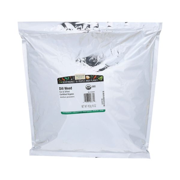 FRONTIER HERB: Organic Dill Weed Cut and Sifted, 16 oz