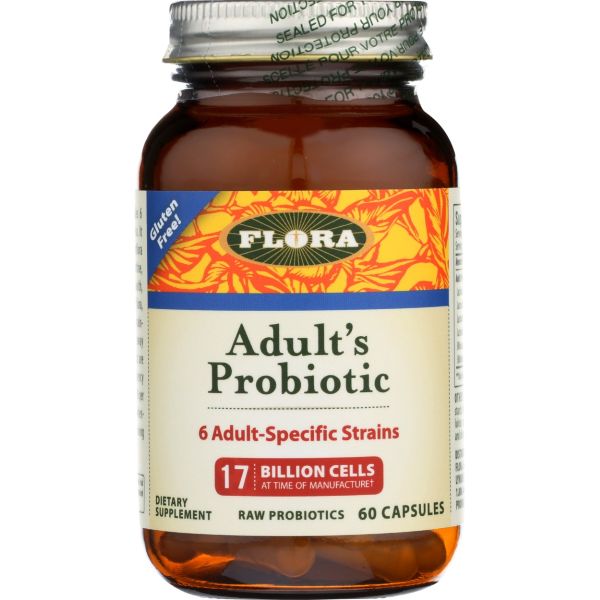 FLORA HEALTH: Adults Probiotic, 60 sg