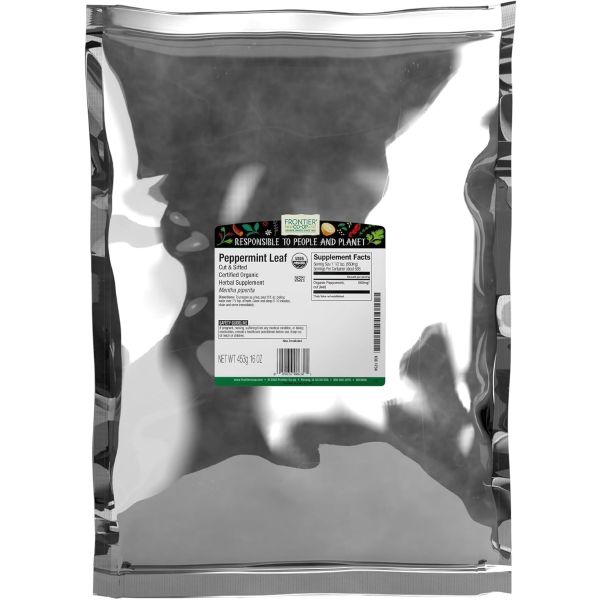 FRONTIER COOP: Organic Peppermint Leaf Cut and Sifted, 16 oz
