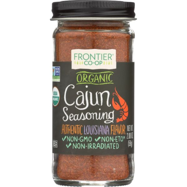 FRONTIER COOP: Organic Cajun Seasoning, 2.1 oz