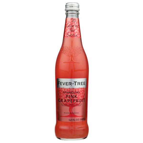 FEVER TREE: Sparkling Pink Grapefruit Soda, 16.9 fo