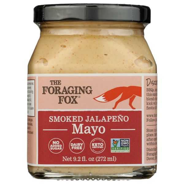 THE FORAGING FOX: Smoked Jalapeno Mayo, 9.2 fo