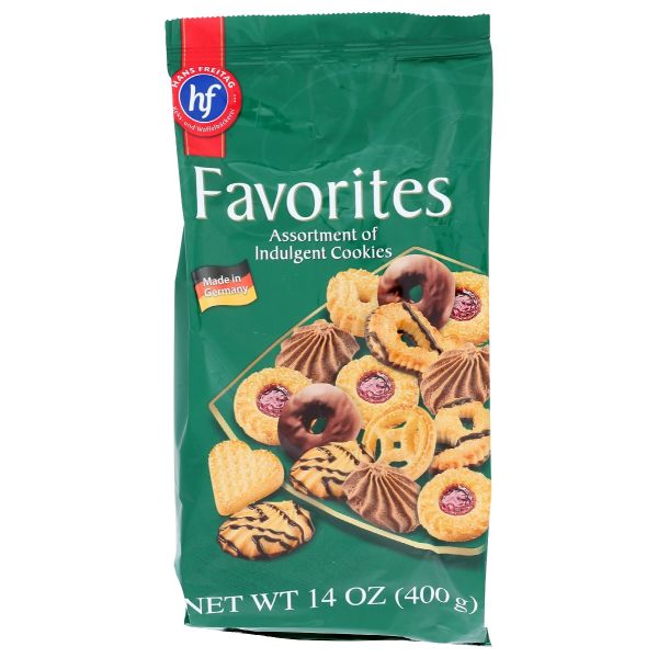 HANS FREITAG: Favorite Shortbread Cookie Assortment, 14 oz
