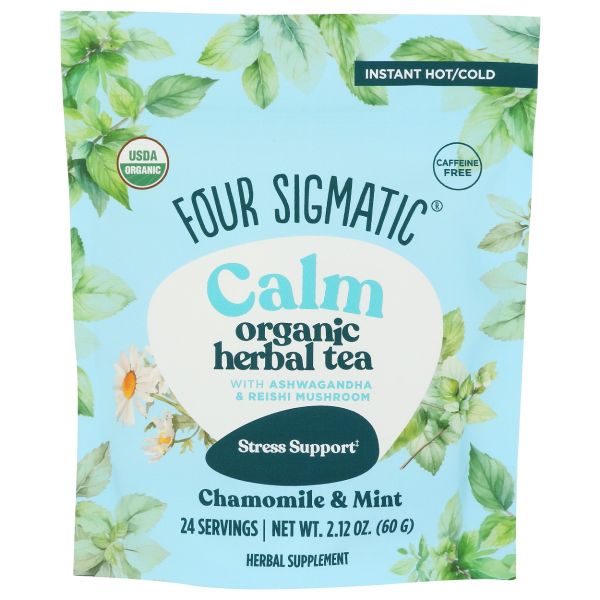 FOUR SIGMATIC: Calm Organic Herbal Tea, 2.12 oz