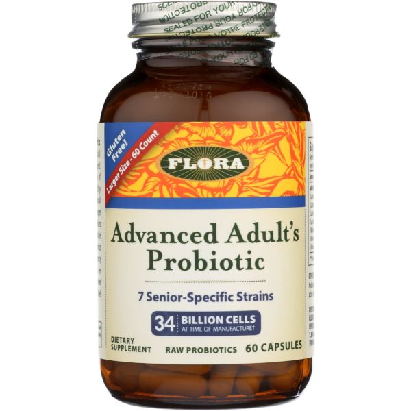 FLORA HEALTH: Advanced Adults Probiotic, 60 sg