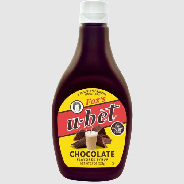 FOX UBET: Syrup Chocolate, 22 oz