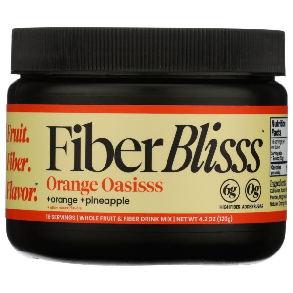FIBERBLISS: Orange Oasisss Fiber, 4 oz