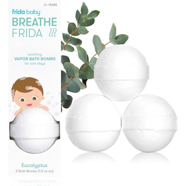 FRIDABABY: BreatheFrida Vapor Bath Bombs, 3 ea