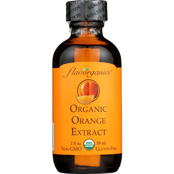 FLAVORGANICS: Organic Orange Extract, 2 oz