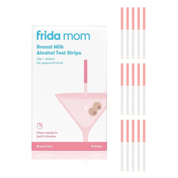 FRIDAMOM: Breastmilk Alcohol Detection Test Strips, 15 ea