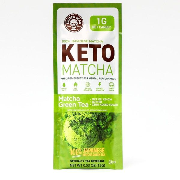 THE FROZEN BEAN: Keto Matcha Mix Single Serve, 0.53 oz