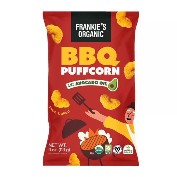 FRANKIES: Bbq Puffcorn, 4 oz