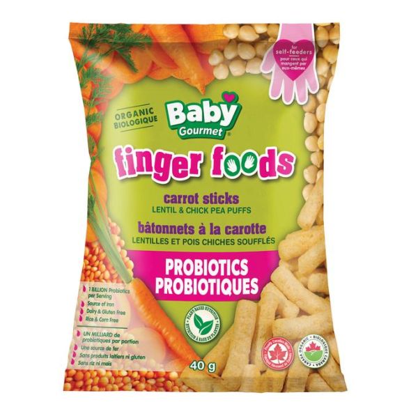 BABY GOURMET: Snack Carrot Sticks, 1.41 oz