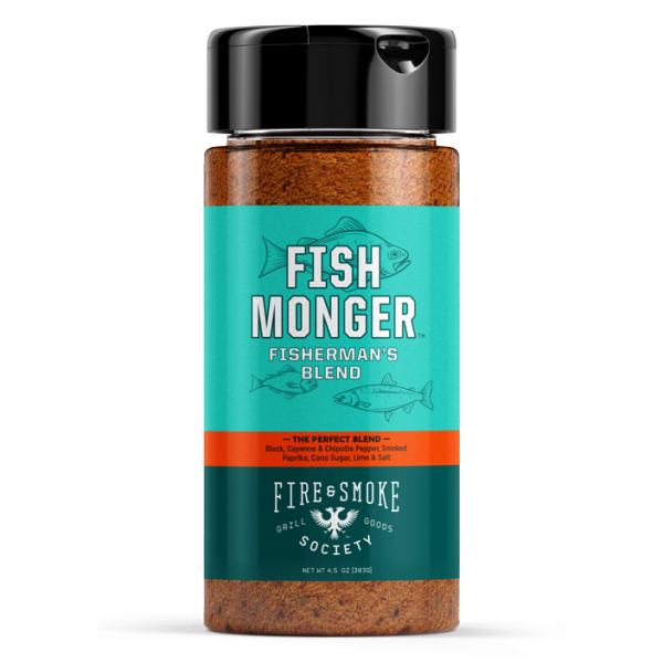 FIRE AND SMOKE: Seasoning Fish Monger, 16 oz