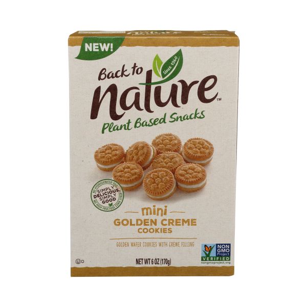 BACK TO NATURE: Cookie Mini Golden Creme, 6 oz