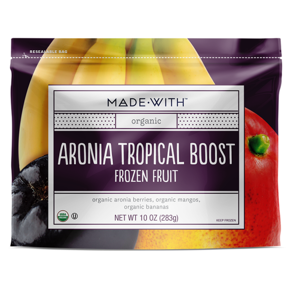 MADE WITH: Aronia Tropical Boost fruits, 10 oz