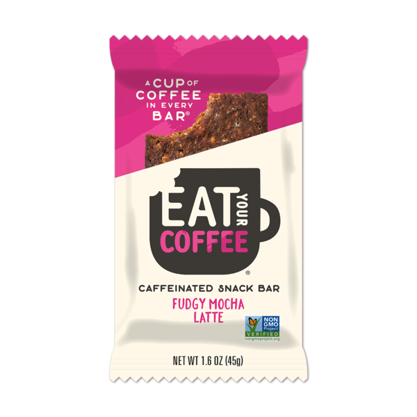 EAT YOUR COFFEE: Fudgy Mocha Latte Bar, 45 gm