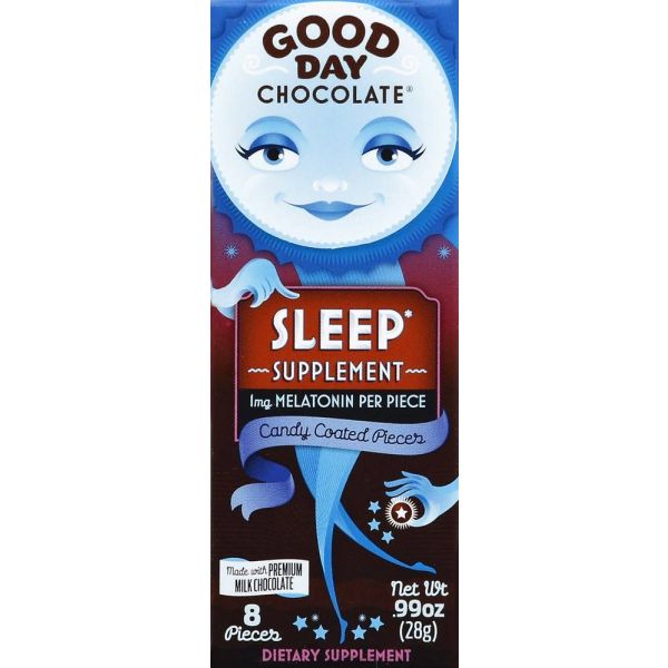 GOOD DAY CHOCOLATE: Sleep Supplement Chocolate, 0.99 oz