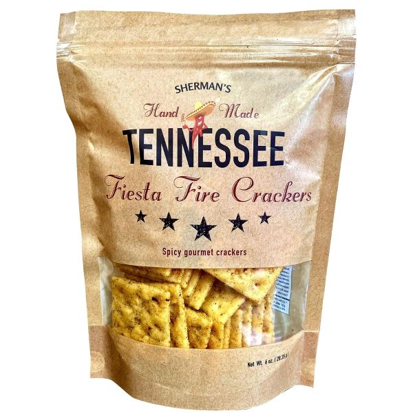 SHERMANS TENNESSEE HOT CR: Fiesta Flavor Crackers, 6 oz