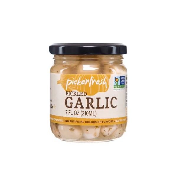 PICKERFRESH: Pickled Garlic, 7 oz