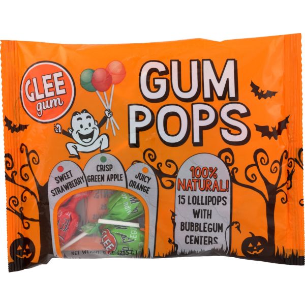 GLEE GUM: Halloween Glee Gum Pops, 15 pc