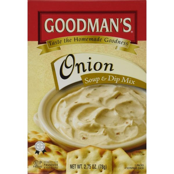 GOODMANS: Onion Soup and Dip Mix, 2.75 oz