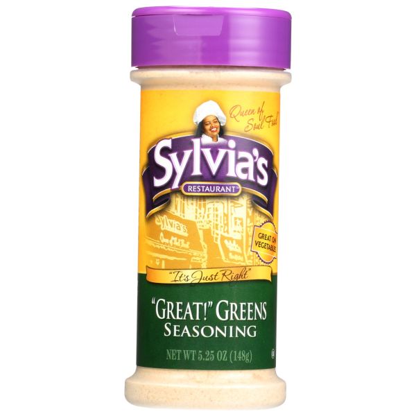 SYLVIAS: Great Greens Seasoning, 5.25 oz