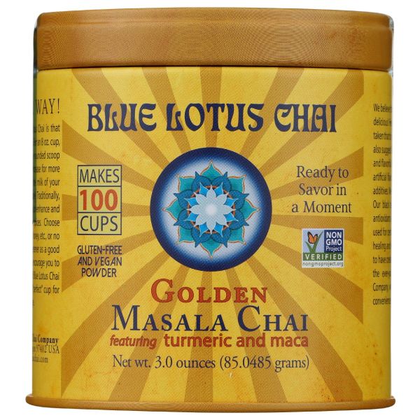 BLUE LOTUS CHAI: Golden Masala Chai, 3 oz