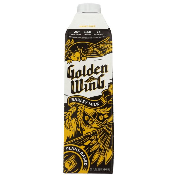 GOLDEN WING: Barley Milk, 32 fo