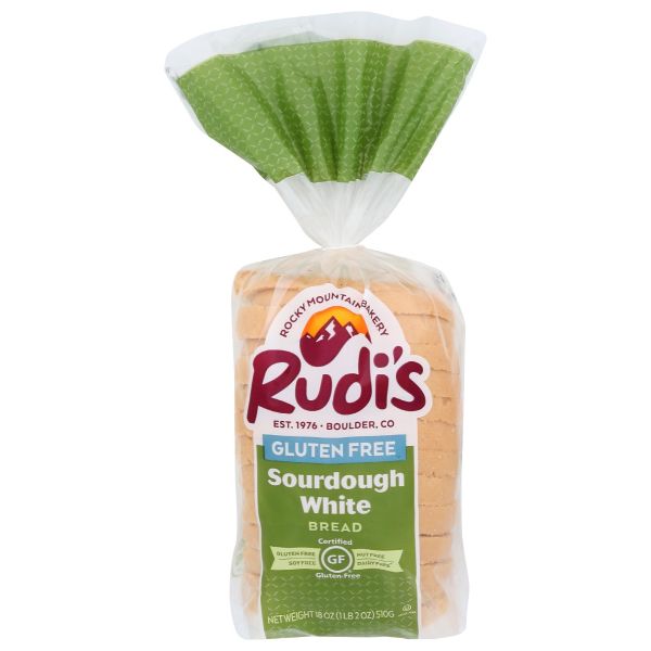 RUDIS: Gluten Free White Sourdough Bread, 18 oz