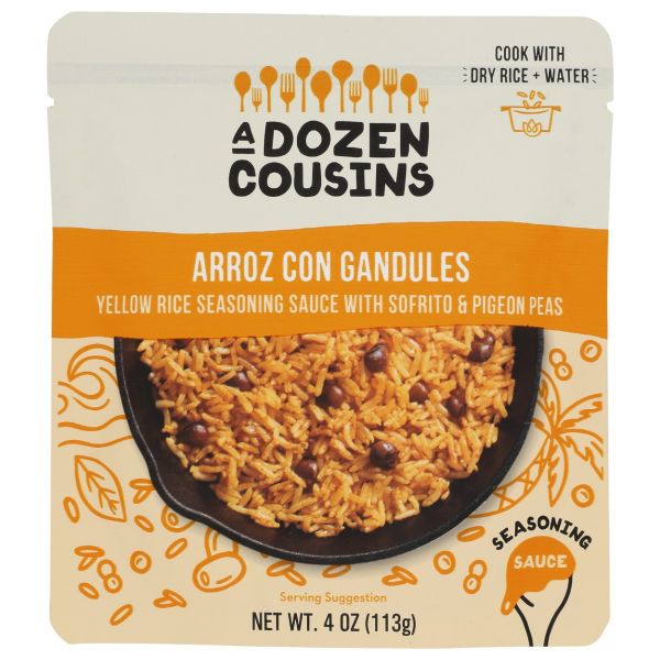 A DOZEN COUSINS: Arroz Con Gandules Seasoning Sauce, 4 oz