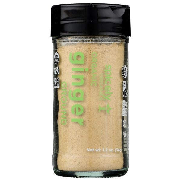SPICELY ORGANICS: Organic Ginger Ground Jar, 1.2 oz