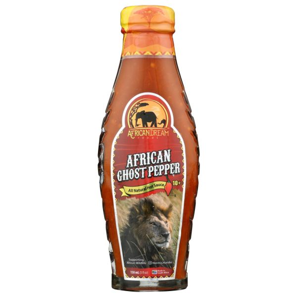 AFRICAN DREAM FOODS: African Ghost Pepper Sauce, 5 fo