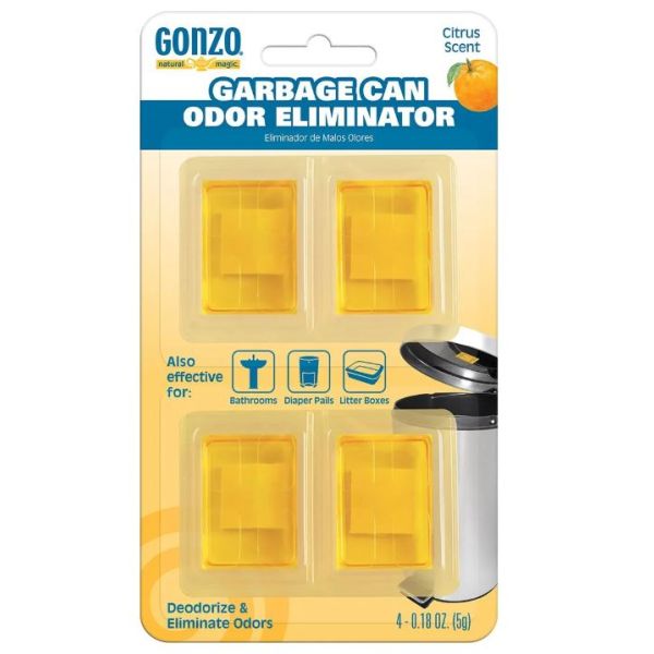 GONZO: Garbage Can Odor Eliminator, 4 pc