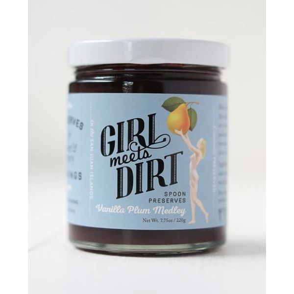 GIRL MEETS DIRT: Vanilla Plum Medley Spoon Preserves, 7.75 oz