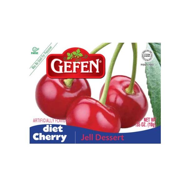 GEFEN: Diet Cherry Jello, 0.35 oz