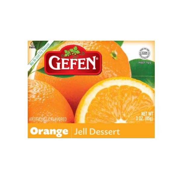 GEFEN: Orange Jello, 3 oz