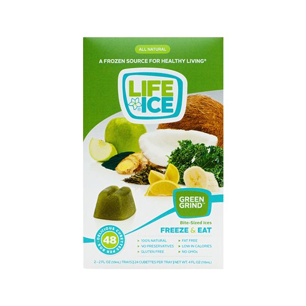 LIFEICE: Green Grind Bite Sized Ices, 4 fo