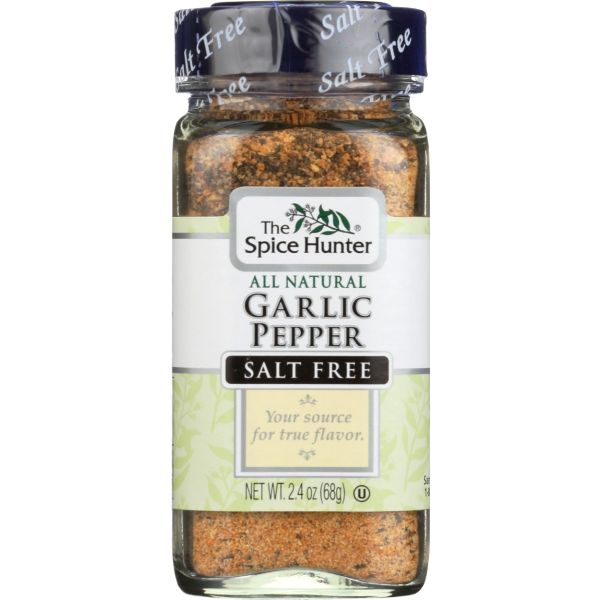 SPICE HUNTER: Garlic Pepper Blend, 2.4 oz