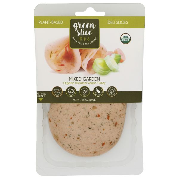GREEN SLICE: Mixed Garden Organic Deli Slices, 3.5 oz