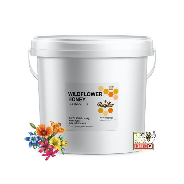 GLORY BEE: Wildflower Honey, 40 lb