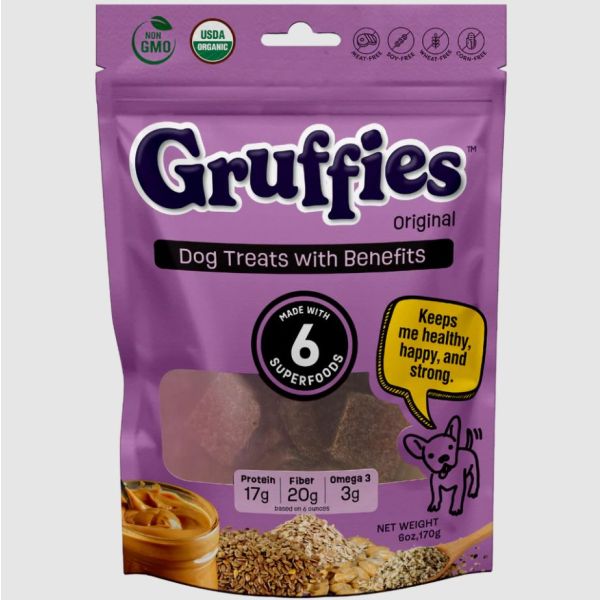 GRUFFIES: Original Dog Treats, 6 oz