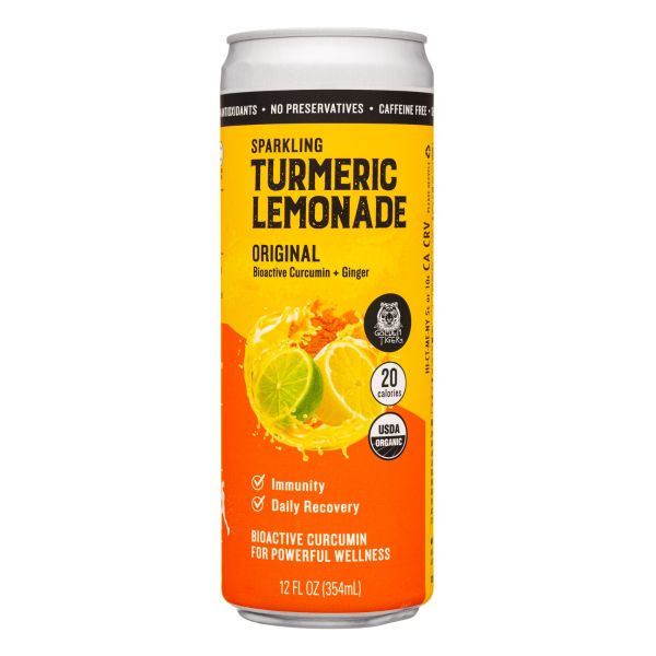 GOLDEN TIGER: Original Turmeric Lemonade, 12 fo